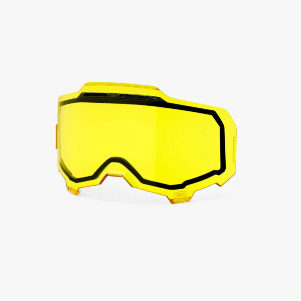 Armega / Armatic Replacement Dual Pane Vented Yellow Lens – Szyba/Szybka/Szybka Podwójna Wentylowana DO Gogli Armega / Armatic Kolor Żółty | 100 Procent