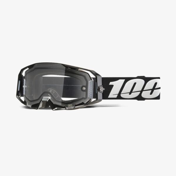 Gogle Armatic Enduro Moto Dual Pane Black – Clear Lens – Kolor Czarny – Szybka Przeźroczysta | 100 Procent