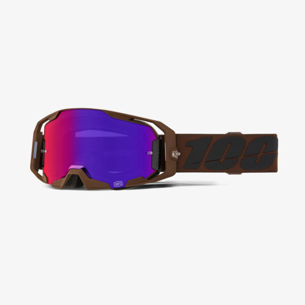 Gogle Armatic Salcedo – Silver Mirror Lens – Kolor Czarny – Szybka Srebrne Lustro | 100 Procent