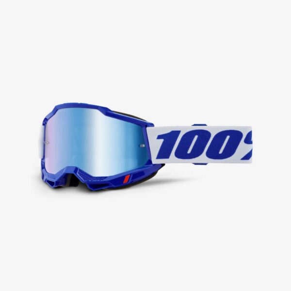 Gogle Accuri 2 Blue – Mirror Blue Lens – Kolor Niebieski/Biały Szybka Niebieskie Lustro | 100 Procent