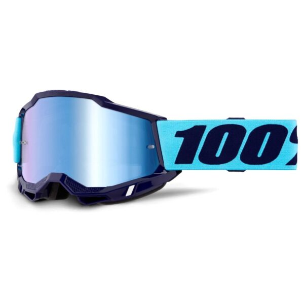 GOGLE ACCURI 2 Vaulter – MIRROR BLUE LENS Kolor Niebieski/Granatowy SZYBA Niebieskie LUSTRO | 100 Procent