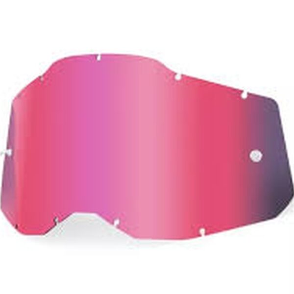 Rc2/Ac2/St2 Replacement Lens – Pink, Szyba/Szybka DO Gogli Pojedyncza Racecraft 2/ Accuri 2/ Strata 2 Kolor Różowy | 100 Procent