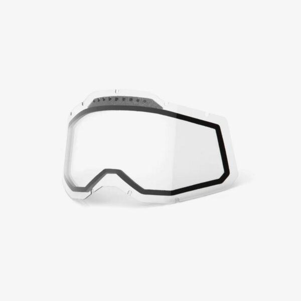 Rc2/Ac2/St2 Replacement Lens – Vented Dual Pane Clear – Szyba/Szybka/Szybka DO Gogli Racecraft 2 / Accuri 2 / Strata2 Podwójna Wentylowana Kolor Przeźroczysty ( BEZ Pinów NA Zrywki) | 100 Procent