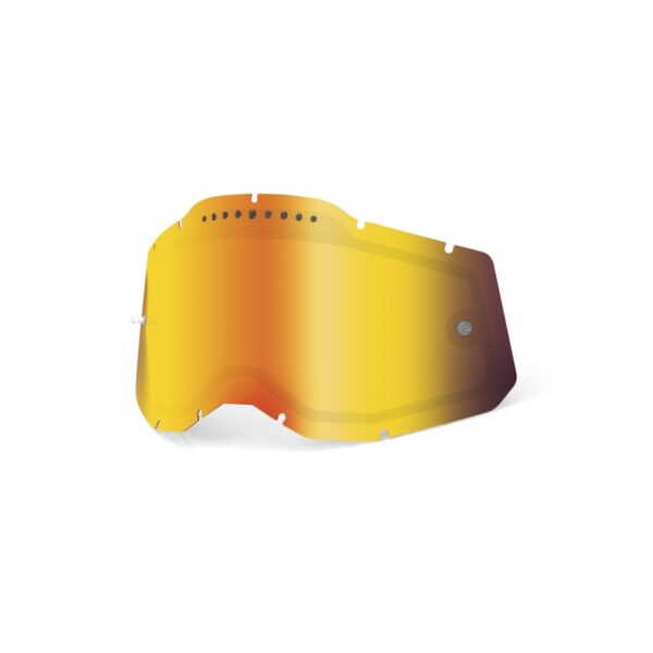 Rc2/Ac2/St2 Replacement Lens – Vented Dual Pane Mirror RED, Szyba/Szybka/Szybka DO Gogli Racecraft 2/Accuri 2/Strata2 Podwójna Wentylowana Kolor Czerwony | 100 Procent