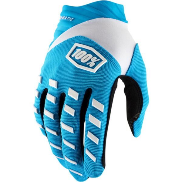 Rękawice Cross/Enduro Airmatic Blue Kolor Niebieski/Biały Rozmiar M | 100 Procent