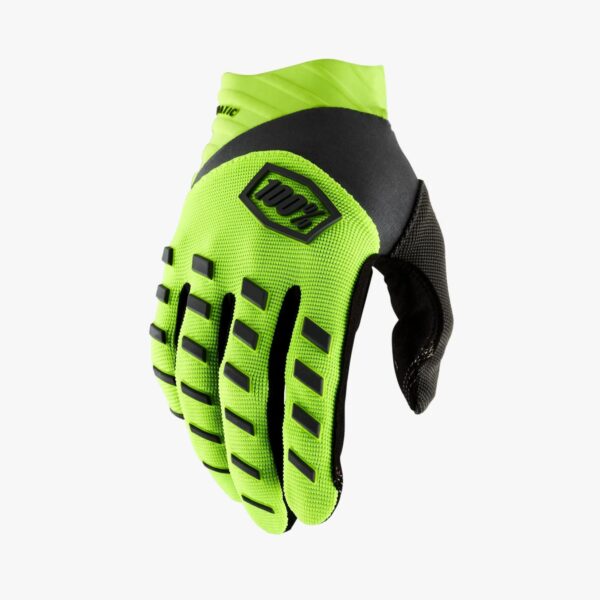 Rękawice Cross/Enduro Airmatic Fluo Yellow/Black Kolor Żółty Fluo/Czarny Rozmiar S | 100 Procent