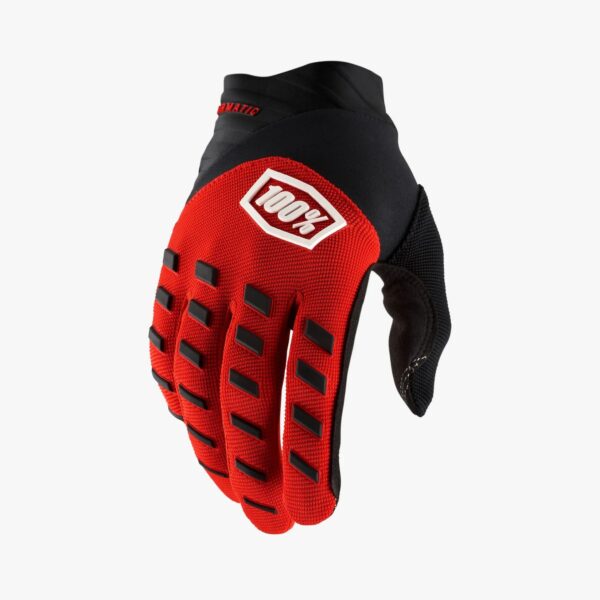 Rękawice Cross/Enduro Airmatic Red/Black Kolor Czerwony/Czarny Rozmiar S | 100 Procent