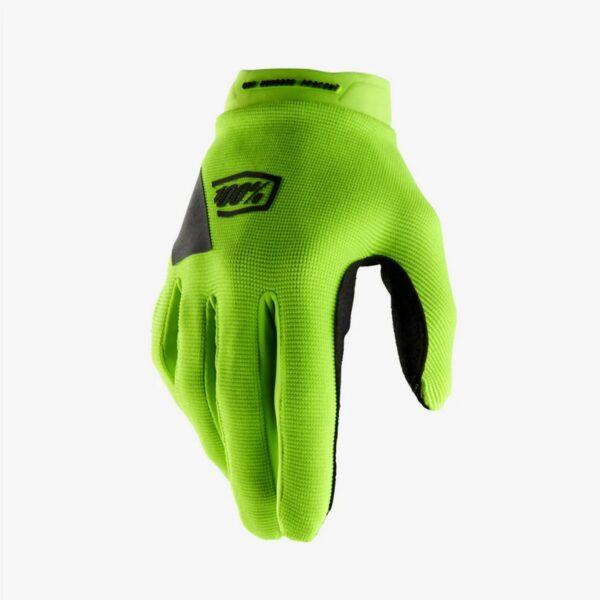 Rękawice Cross/Enduro Ridecamp Gloves Fluo Yellow Kolor Żółty Fluo/Czarny Rozmiar XL | 100 Procent