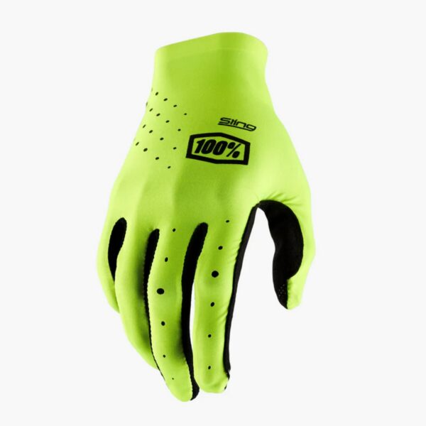 Rękawice Cross/Enduro Sling MX Fluo Yellow Kolor Zółty Fluo/Czarny Rozmiar L | 100 Procent