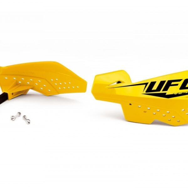 Osłony Rąk (Handbary) Viper 2 Kolor Żółty (z Mocowaniami 22MM) | UFO