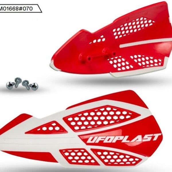 Osłony RĄK (HANDBARY) Voyager Kolor Czerwony (Listki – Potrzebne Mocowanie PM01669, PM01665, PM01666 LUB PM01667) | UFO