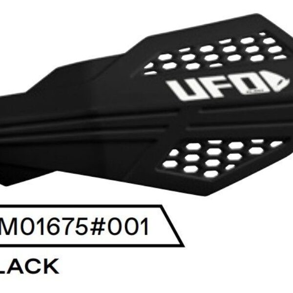 Osłony RĄK (HANDBARY) HORUS Kolor CZARNY (Listki – Potrzebne Mocowanie PM01669, PM01665, PM01666 LUB PM01667) – Zastępuje HO05613001 | UFO