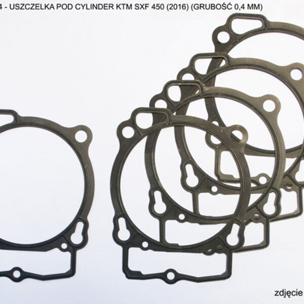 Uszczelka POD Cylinder Husqvarna FE 450 ’17-’26, FC 450 ’17-’26, KTM EXCF 450 ’16-’26, SXF 450 ’17-’26 (Grubość 0, 4 MM), OEM, 79430035000 | Athena