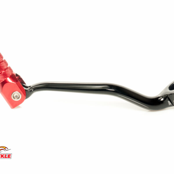 Dźwignia Zmiany Biegów Honda CR 250 ’87-’07, CR 500 ’90-’04 Aluminiowa Kolor Czarny, Końcówka Czerwona | Accel
