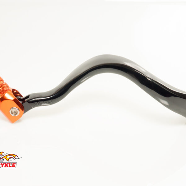 Dźwignia Zmiany Biegów KTM LC8 950/990/1090/1190 ’03-’18 Aluminiowa Kolor Czarny, Końcówka Pomarańczowa (OEM-5834031144) | Accel