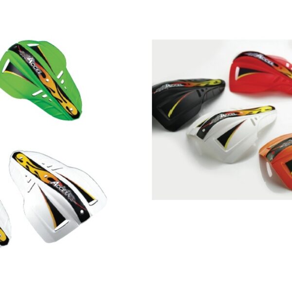 Zamienne Listki DO Osłon Rąk (Handbar) Enduro Kolor Czarny (DO HGS 01, 02, 05, 06, 07) (KPL. 2 SZT.) | Accel