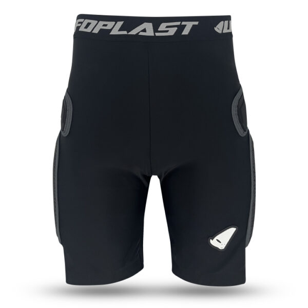 UFO Spodenki z Ochraniaczami Atom SV6 Kolor Czarny (MTB / E-Bike) Rozmiar XXL | UFO