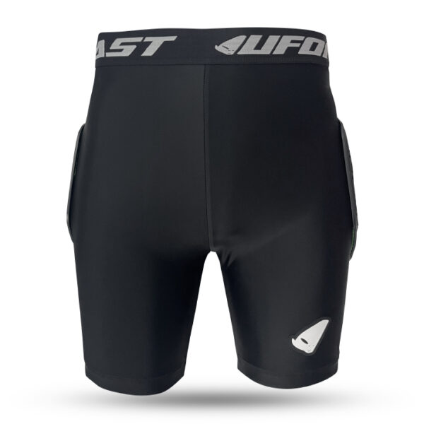 UFO Spodenki z Ochraniaczami Reborn MV6 Kolor Czarny Rozmiar L – Kolekcja 2025/2026 | UFO