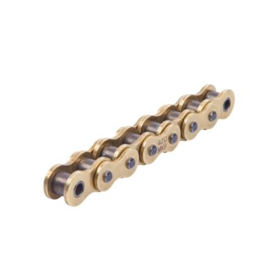 Łańcuch Napędowy 420MXR-110G (420Nz3) Motocross DO 150 CCM (Kolor Złoty) (22, 2Kn) Otwarty + Zapinka - Made IN Japan - Oferta Specjalna