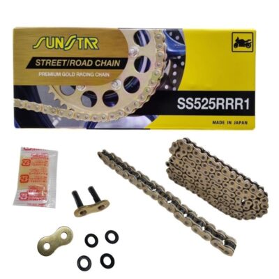 Łańcuch Napędowy 525RRR1-112G (525Zvmxg) DO 1100 CCM (XW Ring) Kolor Złoty (525Rrr1112G) - Zastępuje SS525RTG1-112G - Made IN Japan - Oferta Specjalna