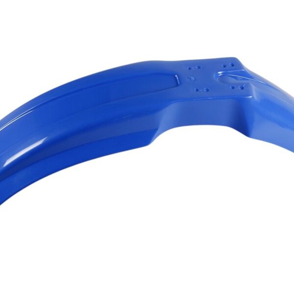 Błotnik Przód Suzuki RM 125 / 250 ’95-’00, DRZ 400 E / SM ’00-’25, Husqvarna CR 125 / 250 / 360 ’00-’03 Kolor Niebieski – Zastępuje SU03976091, HU03300091, PA01022091 oraz TM03110091 | UFO