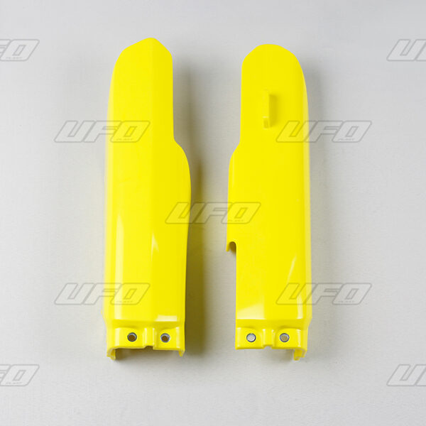Osłony Teleskopów ( Amortyzatorów ) Przednich Suzuki RM 85 ’00-’26, Kolor Żółty | UFO
