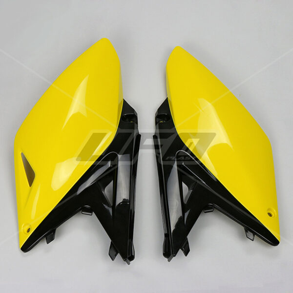 Boczki Tylne Suzuki RMZ 250 ’10-’18 Kolor Żółty/Czarny | UFO