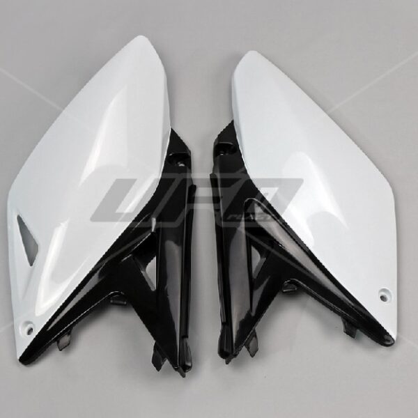 Boczki Tylne Suzuki RMZ 250 ’10-’18 Kolor Biały/Czarny | UFO