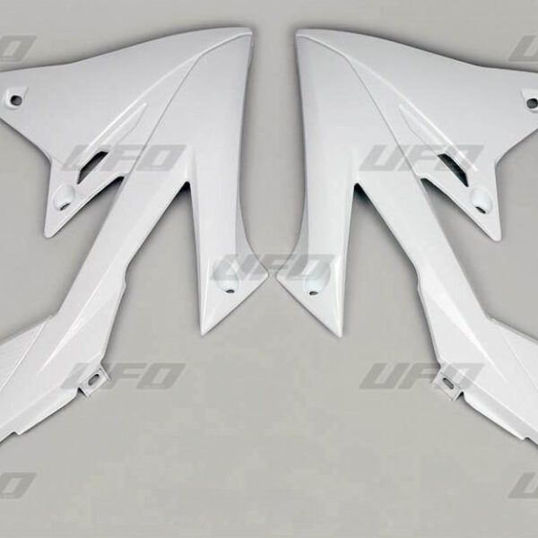 Osłony Chłodnicy Suzuki RMZ 250 ’19-’26, RMZ 450 ’18-’26, Kolor Biały | UFO