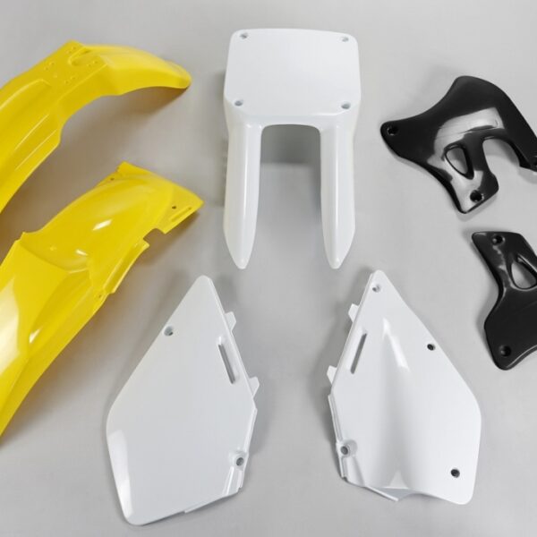 Komplet Plastików Suzuki RM 125 ’96-’98 Kolor OEM (Zółty/Biały/Czarny) (Su393E999) | UFO