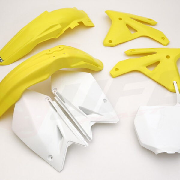 Komplet Plastików Suzuki RMZ 450 ’07 Kolor OEM (Biały/Żółty) (Su408E999) | UFO