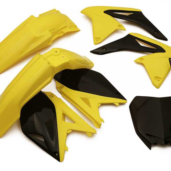 Komplet Plastików Suzuki RMZ 250 ’10-’18 Kolor OEM ’11-’12 (Żółty/Czarny) (Su413E999) | UFO