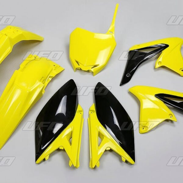 Komplet Plastików Suzuki RMZ 250 ’10-’18 Kolor OEM ’17 (Żółty/Czarny) (Su416E999K) | UFO