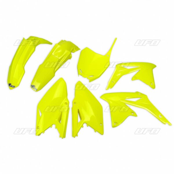 Komplet Plastików Suzuki RMZ 450 ’08-17 Kolor Żółty Fluo (SU417DFLU) | UFO