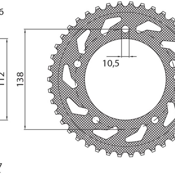 Sunstar JT Zębatka napędowa – YAMAHA YZF R6 (JTR1873.48)… (1999-2002)