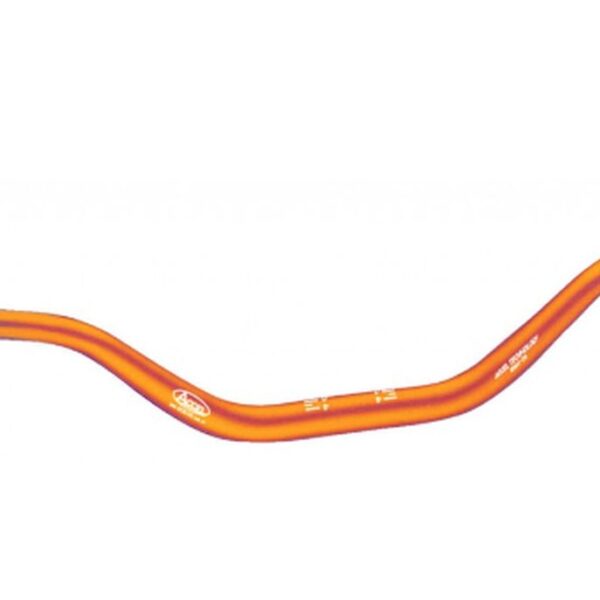 Kierownica Aluminiowa 28, 6 MM TAPER MX MINI CROSS (50-85 Ccm) WYSOKA (7075-T6) ERGAL Kolor Pomarańczowy (Szer. 732MM, Wys. 100MM) – | Accel