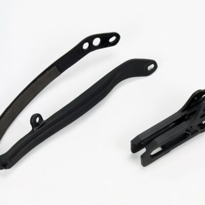 Komplet Ślizg + Prowadnica Łańcucha Yamaha YZ 125/250 '09-'14, YZF 250 '09-'23, YZF 450 '09-'22, WRF 250/450 '09-'25 Kolor Czarny | UFO