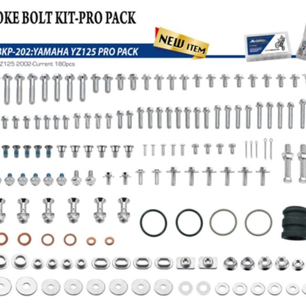 Komplet Śrub PRO PACK Factory 2T (Duży) Yamaha YZ 150 ’02 | Accel