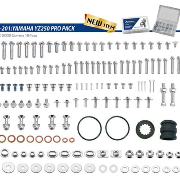 Komplet Śrub PRO PACK Factory 2T (Duży) Yamaha YZ 250 ’02 | Accel