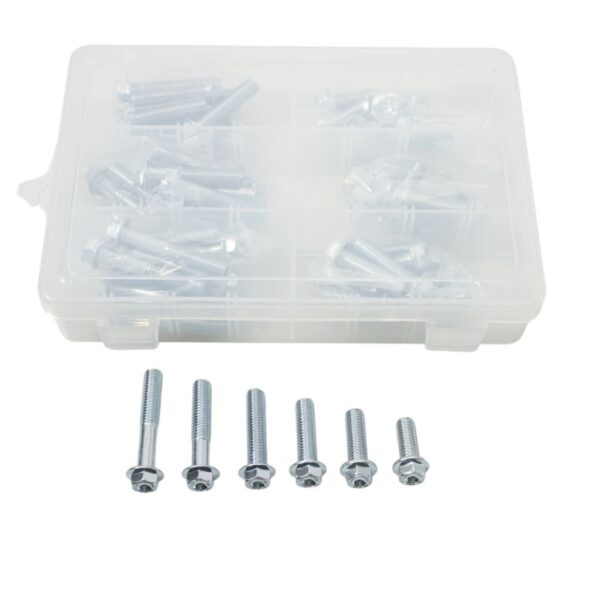 Komplet (Zestaw) Śrub Kołnierzowych M8 z Wklęsłym Łbem BEZ Oznaczeń (60 Szt.) | Accel