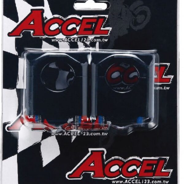 Mocowanie/Podwyżki Kierownicy (DÓŁ-28, 6/GÓRA-28,6MM) Wys. 35MM Kolor CZARNY (BM-09BK28/28) | Accel