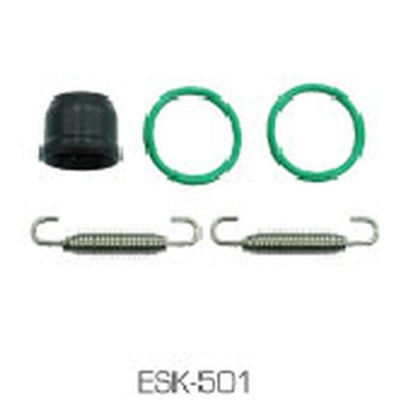 Zestaw Uszczelnień Wydechu 2T (Sprężyny, ORINGI i TULEJA Gumowa) KTM SX 50 ’02-, Husqvarna TC 50 ’02- | Accel