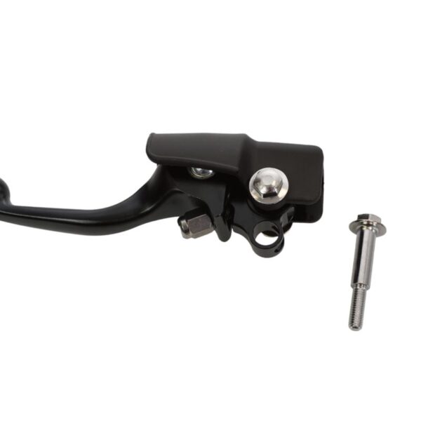 Dźwignia (Klamka Niełamka) Sprzęgła z Osłonką Przeciwpyłową Kawasaki KXF 250 ’21-’23, KXF 450 ’19-’23, KX 450 X ’22-’23 Kolor CZARNY | Accel