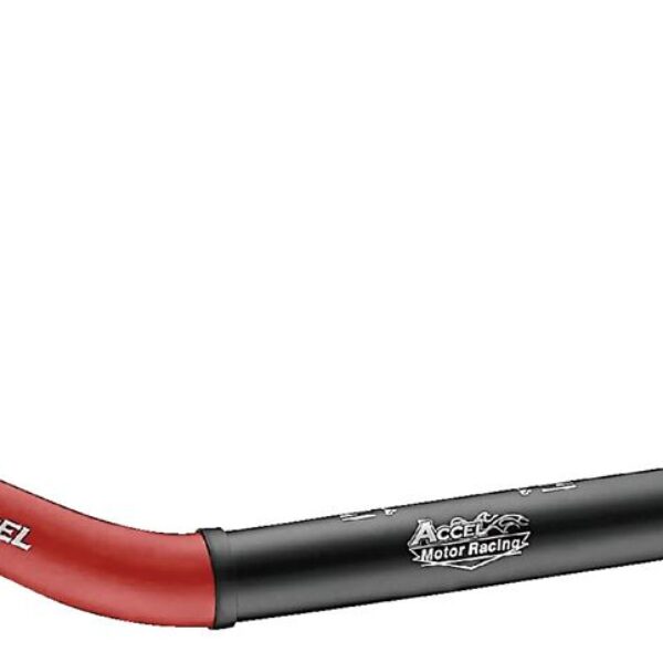 Kierownica Aluminiowa 28, 6 MM Taper MX Wzór Yamaha YZ Wysoka (7075-T6) Ergal Dwukolorowa Czerwony+Czarny (Szer. 803MM, WYS. 92MM) – | Accel
