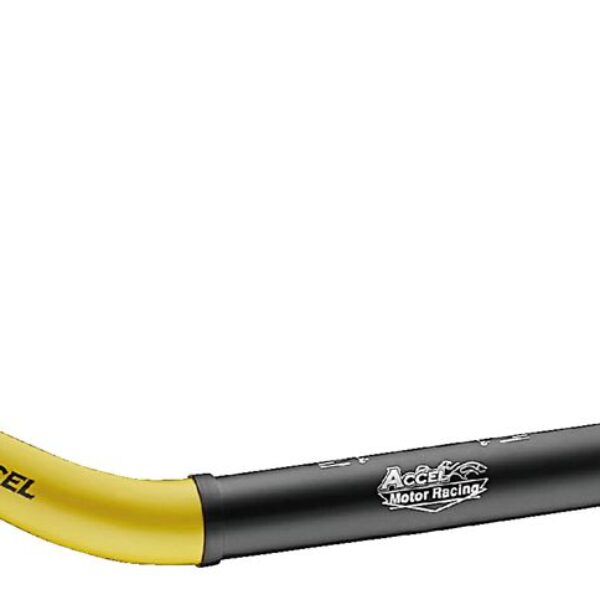 Kierownica Aluminiowa 28, 6 MM Taper MX Wzór Honda CR Wysoka (7075-T6) Ergal Dwukolorowa Żółty+Czarny (Szer. 790MM, WYS. 101MM) – | Accel