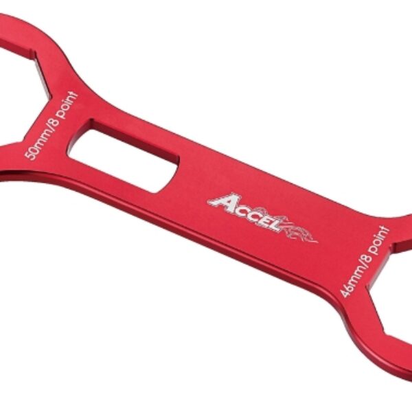 KLUCZ DO Serwisu Zawieszeń Przednich SHOWA 47/48MM, 47/48 SFF DO Rozkręcania Górnej Ośmiokątnej Nakretki 50MM ( Honda, Kawasaki, Suzuki) Kolor CZARNY (FCW01) (FCW-01) | Accel