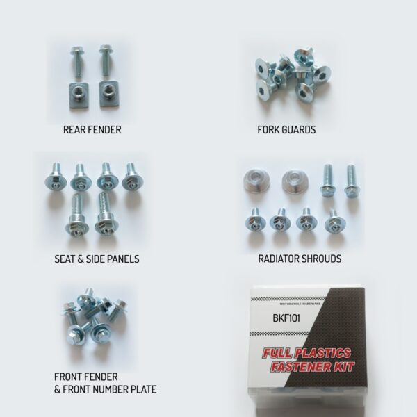 Komplet Śrub DO Plastików Honda CRF 450R ’13-’16, CRF 250R ’14-16 (BKF-101) | Accel