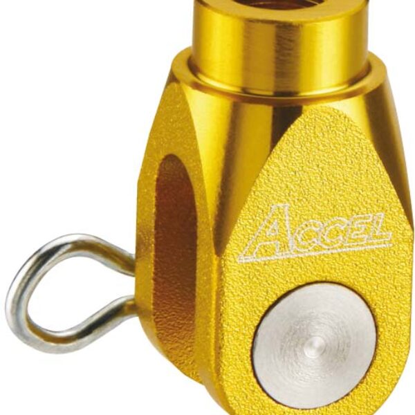 Końcówka Ośki Pompy Hamulcowej Tył Honda CRF Kolor Złoty | Accel