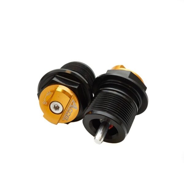 Korek Dolny Amortyzatora Przedniego z Regulacją KTM SX 125/ 150 ’16-20, SX 250 ’17-20, SXF 250/ 450 ’16-20, Husqvarna TC 125/250 ’17-20, FC 250/450 ’17-20, FX 350/450 ’17-20, TX 300 14-20 Kolor Złoty (Kpl.-2Szt.) – | Accel