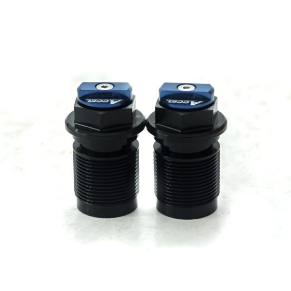 Korek Dolny Amortyzatora Przedniego z Regulacją Honda CRF 450R 09-14; Yamaha YZ 125/250/X ’08-20, YZF 250/450/X ’08-20, WRF 250 ’15-20, WRF 450 ’12-20; Kawasaki KXF 450 ’08-14, Suzuki RMZ 250 ’19 Kolor Niebieski (Kpl.-2Szt.) – | Accel
